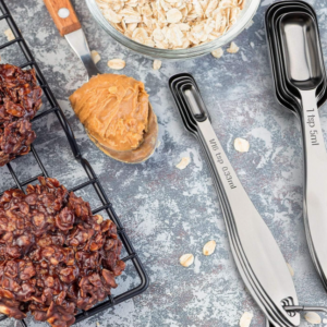 10-Piece Narrow-Mouth Stainless Steel Measuring Spoon Set