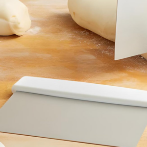 6-Piece Stainless Steel Dough Cutter/Scraper Set for baking and kitchen prep