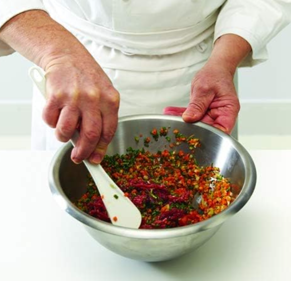 High-Temperature Resistant Mixing Spatula for blending ingredients, baking, and scraping out containers