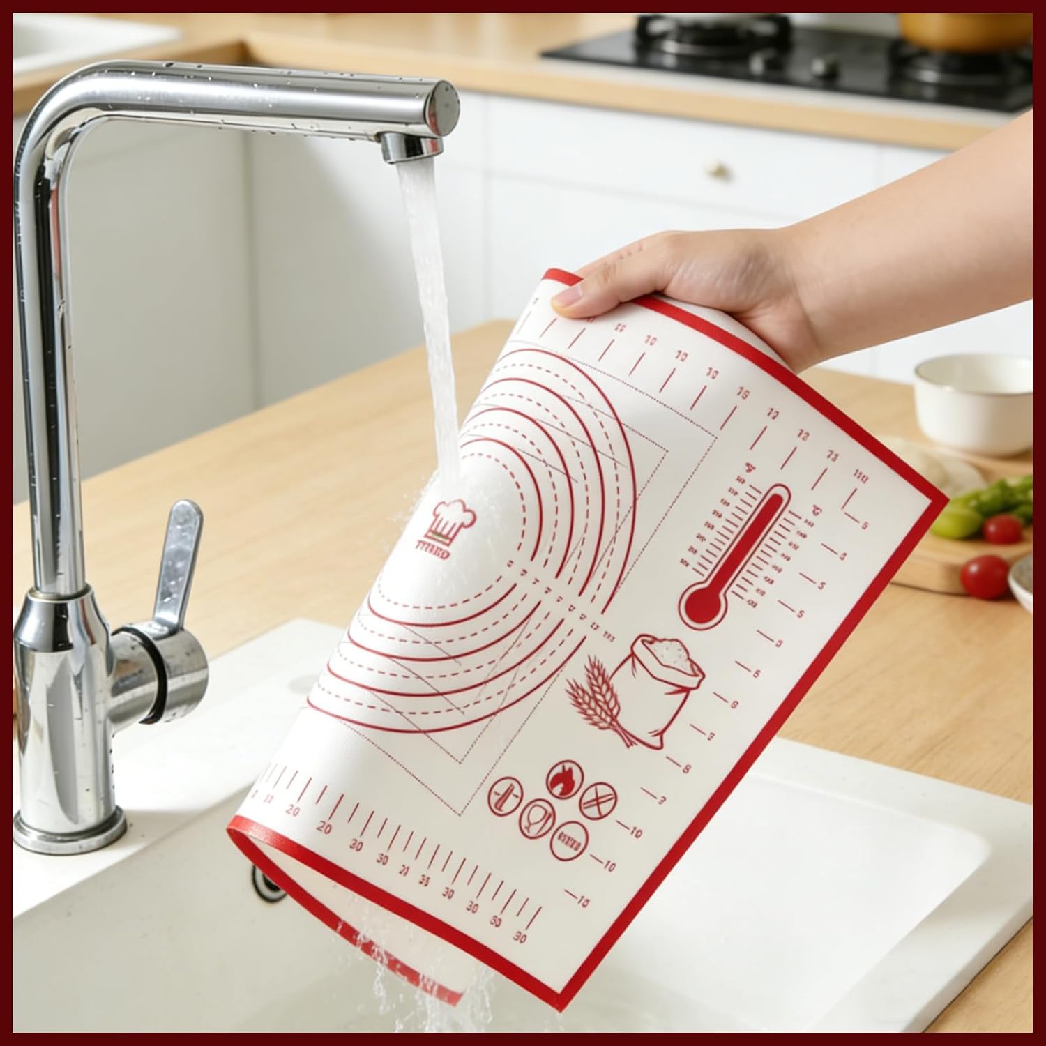 Non-Slip Silicone Baking Surface - Image 2