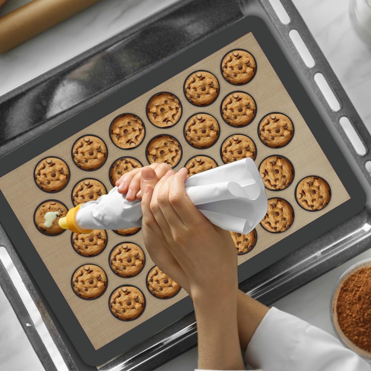 Multi-Purpose Silicone Baking Mat Set - Image 2
