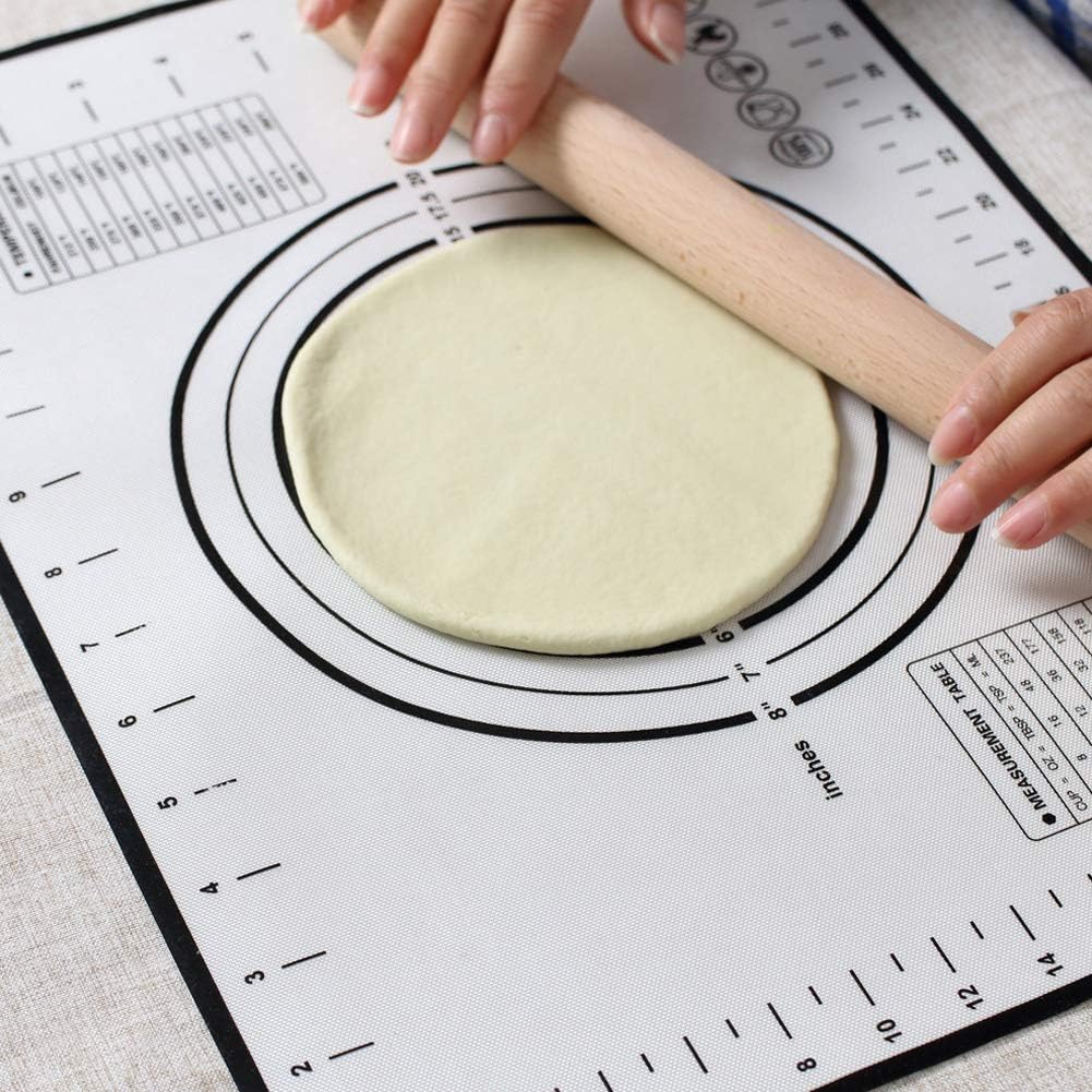 Silicone Rolling Mat with Measurement Markings for Home Use