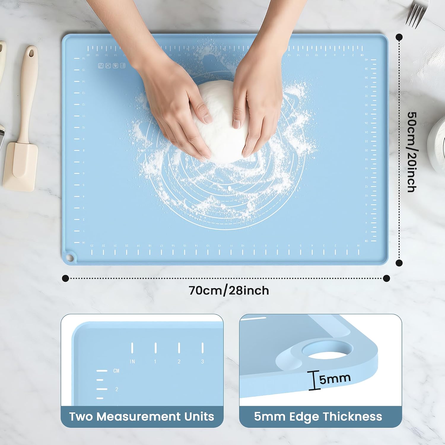 Food-Grade, Non-Stick Baking Mat - Image 2